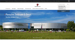 Desktop Screenshot of porsche-5seen.de